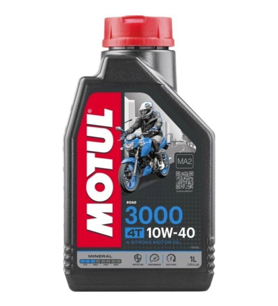 Motul 3000 4 Zamanlı 10W-40 Motosiklet Motor Yağı 1 Lt