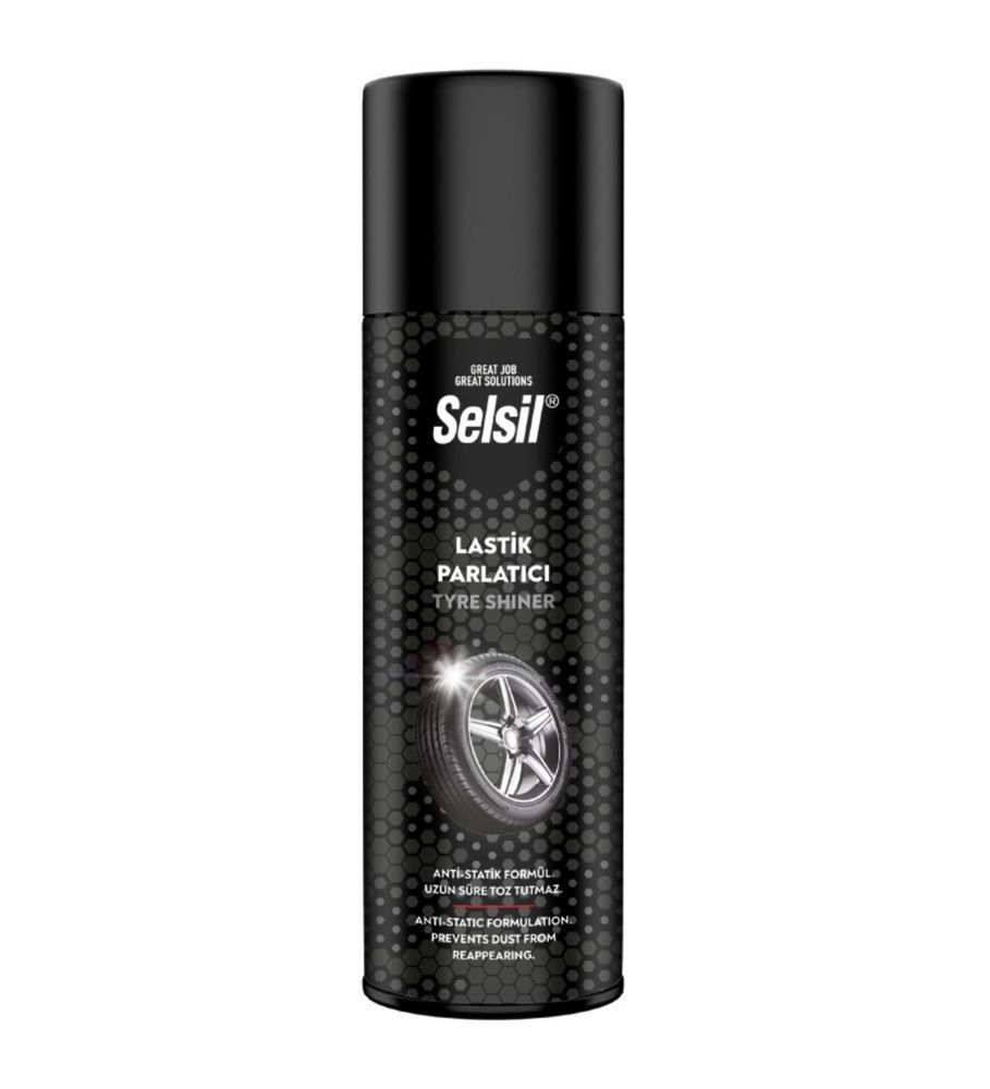 Selsil Lastik Parlatıcı Sprey 500 Ml