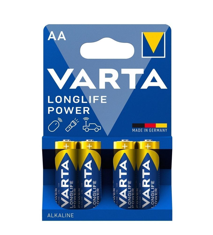 Varta Longlife Power AA Alkaline Pil 4'lü