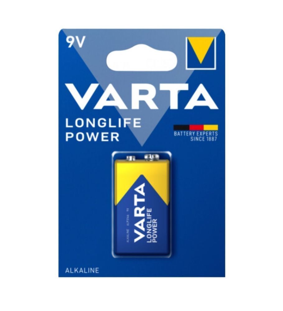 Varta Longlife Power 9V Alkaline Pil