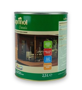 Cuprinol Vernikli Ahşap Bakım Ürünü Klasik Açık Ceviz 2,5 L #3