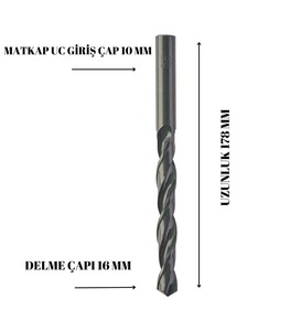 Milwaukee HSS-Rold Metal Matkap Ucu 16X178 MM #2