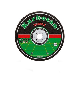 Karbosan 230X3.5X22.23 Bombeli Mermer Kesme Taşı #1