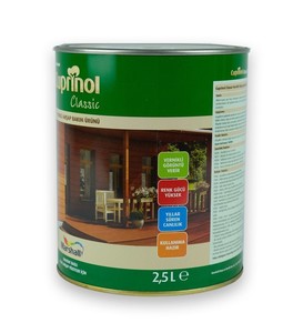 Cuprinol Vernikli Ahşap Bakım Ürünü Klasik Koyu Ceviz 2,5 L #3