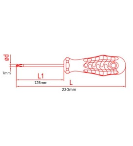 İzeltaş Torx Uçlu Tornavida T40 Mm #2