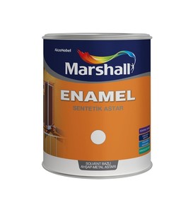 Marshall Enamel Ahşap Metal Astarı Beyaz 1Kg/0,63L #1