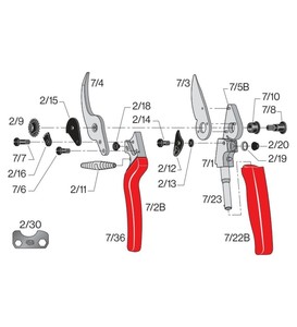 Felco 7-8-8CC Budama Makası Üst Bıçak 7/3 #2